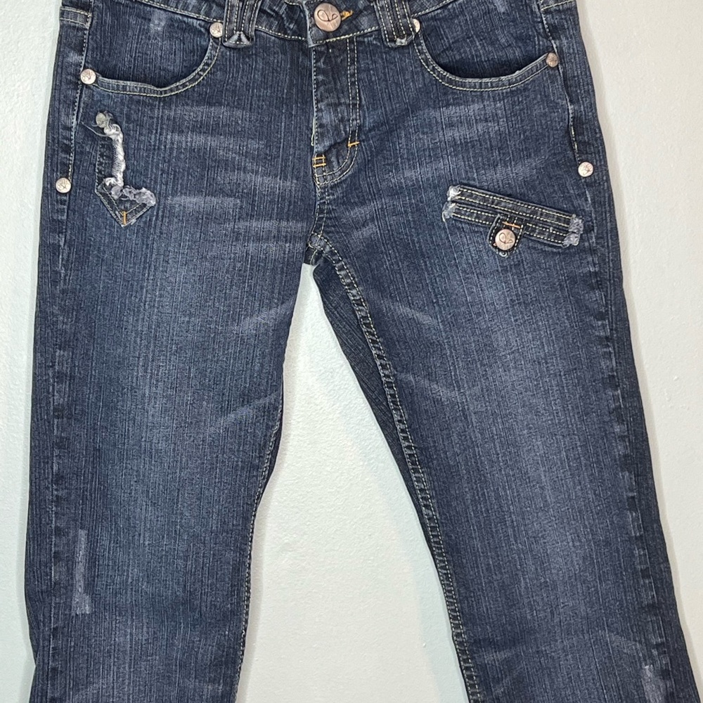 J-Star Distressed Denim Jeans Size 5/6 - Picture 3 of 7